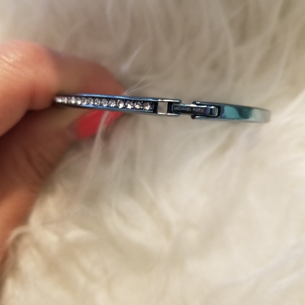 Michael Kors blue rhinestone bracelet